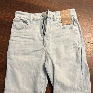 Madewell 90’s straight jeans NWT